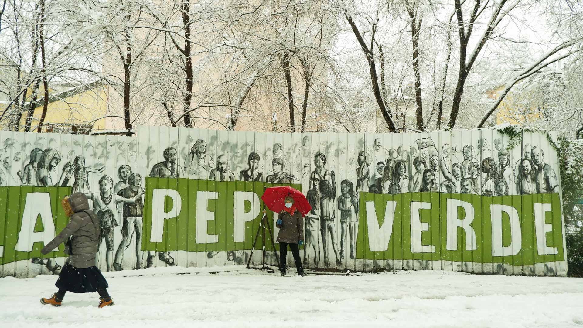 murales isola pepe verde